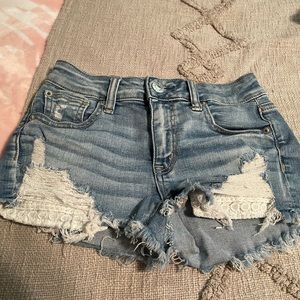 american eagle jean shorts